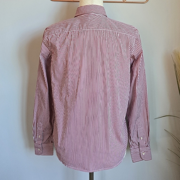 Ralph Lauren, LRL Relaxed Fit Striped Broadcloth Crest Logo Shirt, Size XS - Picture 8 of 11